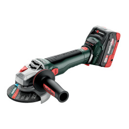 Акумуляторна кутова шліфувальна машина WB 18 LT BL 11-125 Quick безщітковий двигун,2 АКБ,швидкозарядний пристрій і MetaBOX (613054660) 
