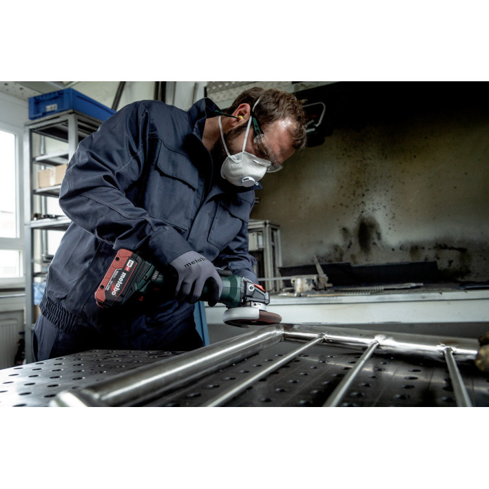 Акумуляторна кутова шліфувальна машина WVB 18 LT BL 11-125 Quick Inox швидкозатискна гайка M-Quick (без АКБ,без зарядного пристрою) (613091850)