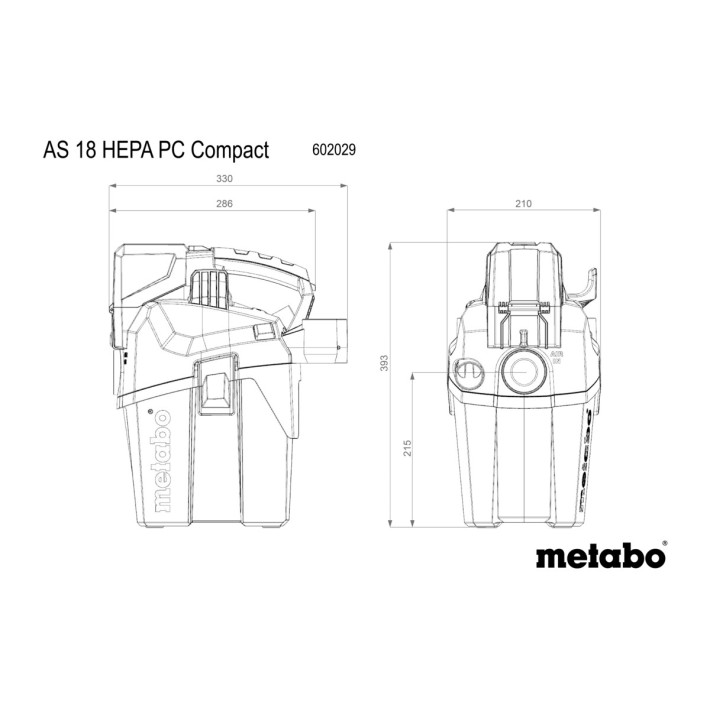 Акумуляторний пилосос AS 18 HEPA PC Compact (602029850)