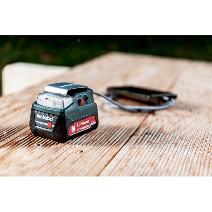 Акумуляторний адаптер живлення PowerMaxx PA 12 LED-USB (600298000)