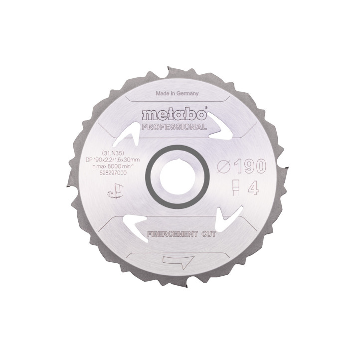Пыльцевое полотно «fibercement cut - professional», 190x30 Z4 DFZ 5° (628297000)
