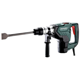 Комбінований перфоратор KH 5-40 Set (2 режими) з автоматичною муфтою Metabo S-automatіc + пластиковий кофр з набором зубил SDS-MAX (5 ШТ.) (691057000) 