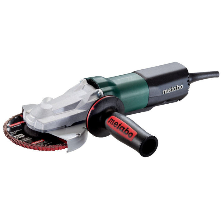 Кутова шліфувальна машина з плоским корпусом редуктора (Болгарка) WEPF 9-125 Quick з плавним пуском і функцією автоматичної зупинки + шліфувальний круг (613069000)