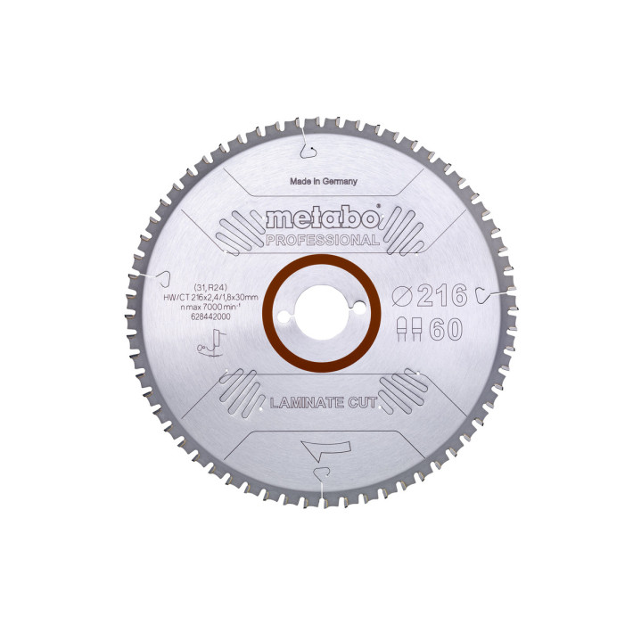 Пилкове полотно «laminate cut - professional», 216x30 Z60 FZ/TZ 0° (628442000)