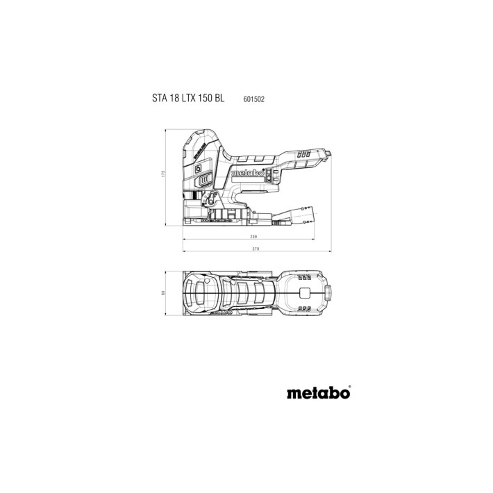Аккумуляторный лобзик 18V; Картонная коробка STAB 18 LTX 150 BL (601503850)