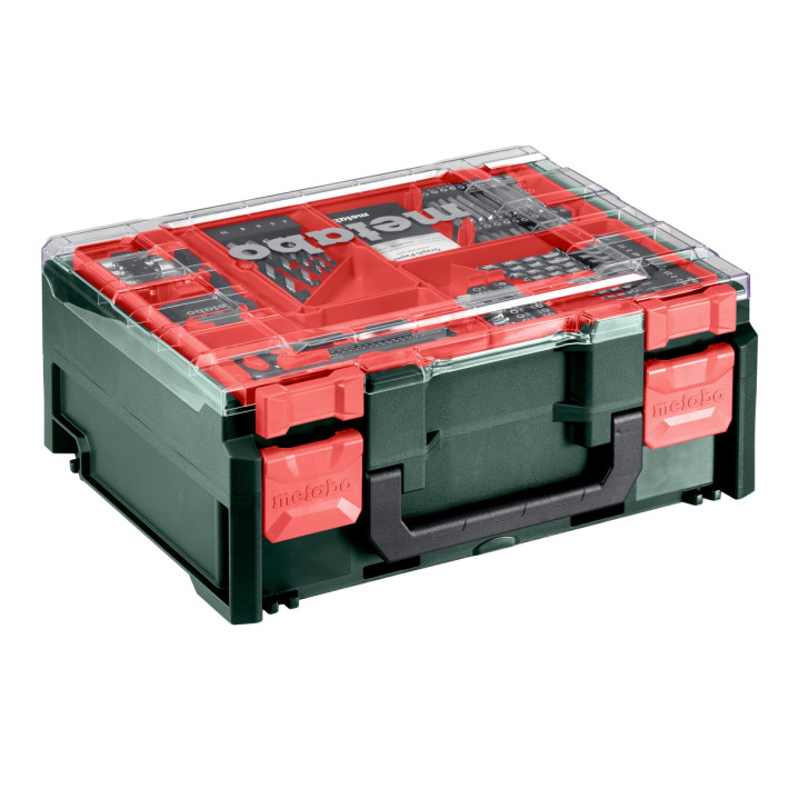 Акумуляторний дриль-шуруповерт 18V 2x2Ah LiPOWER; Зарядний пристрій SC 36; Пластиковий кофр; з пересувною майстернею із 74 компонентами BS 18 Quick Set (602217710)