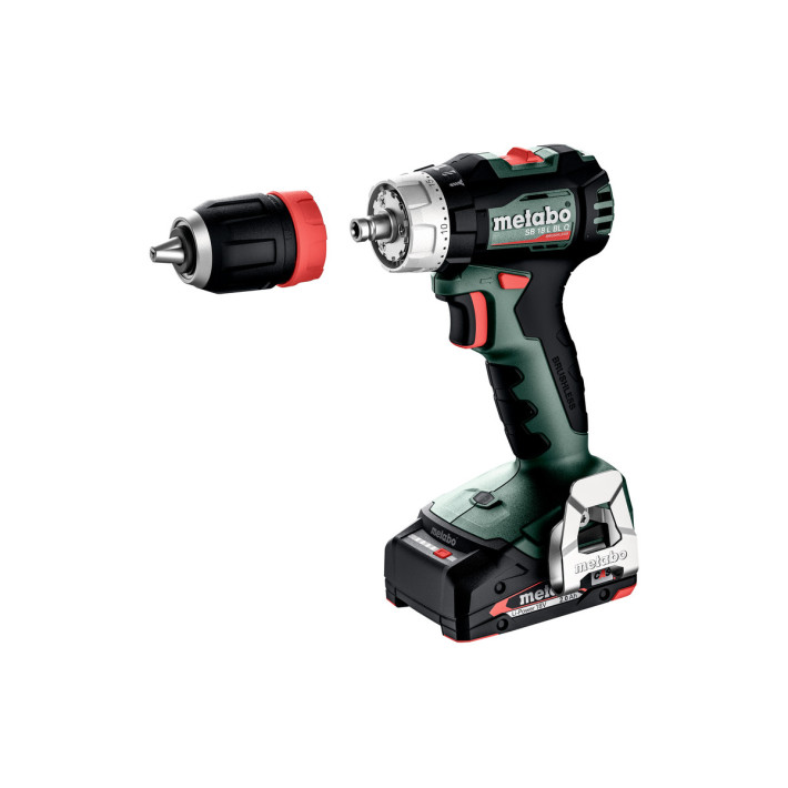 Акумуляторний ударний дриль 18V; metaBOX 145 M SB 18 L BL Q (613158840)
