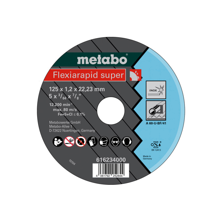 Flexiarapid super 125x1,2x22,23 Inox, TF 41 (616234000)