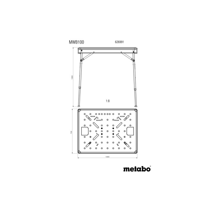Багатофункціональний стіл MWB 100 (626991000)