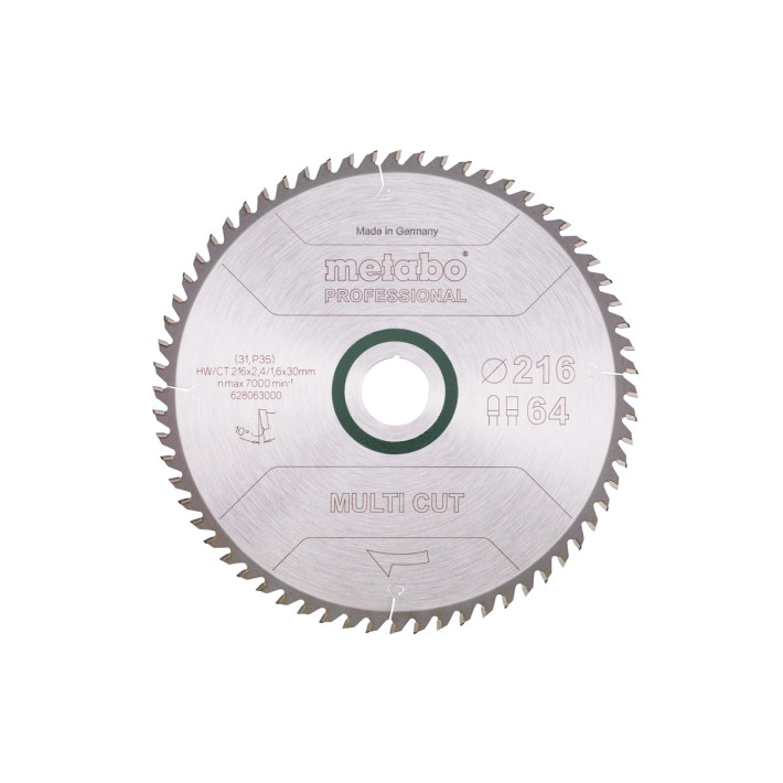 Пилкове полотно "multi cut - professional", 216x30, Z64 FZ/TZ, 10° (628063000)