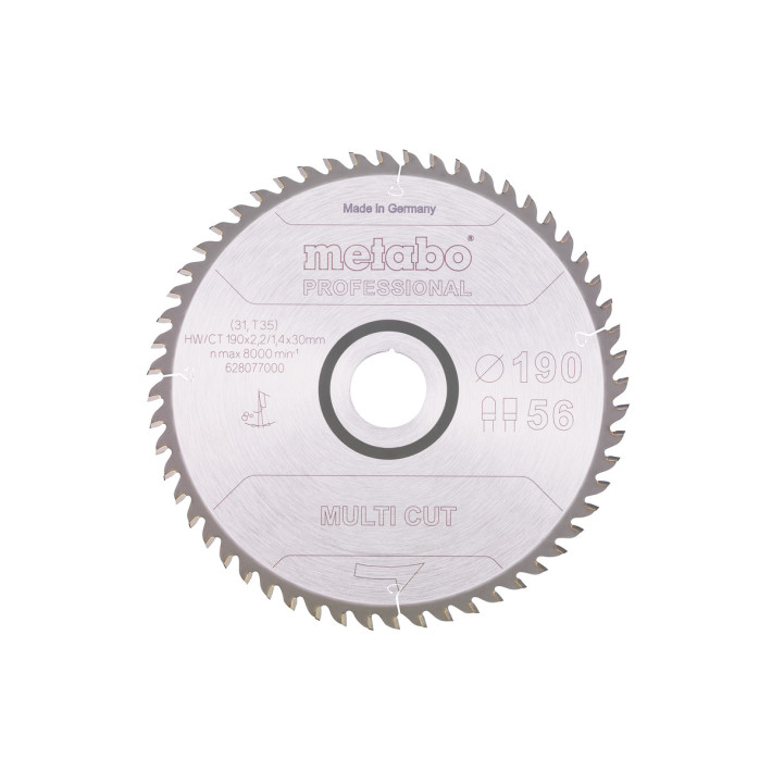 Пилкове полотно "multi cut - professional", 190x30, Z56 FZ/TZ 8° (628077000)