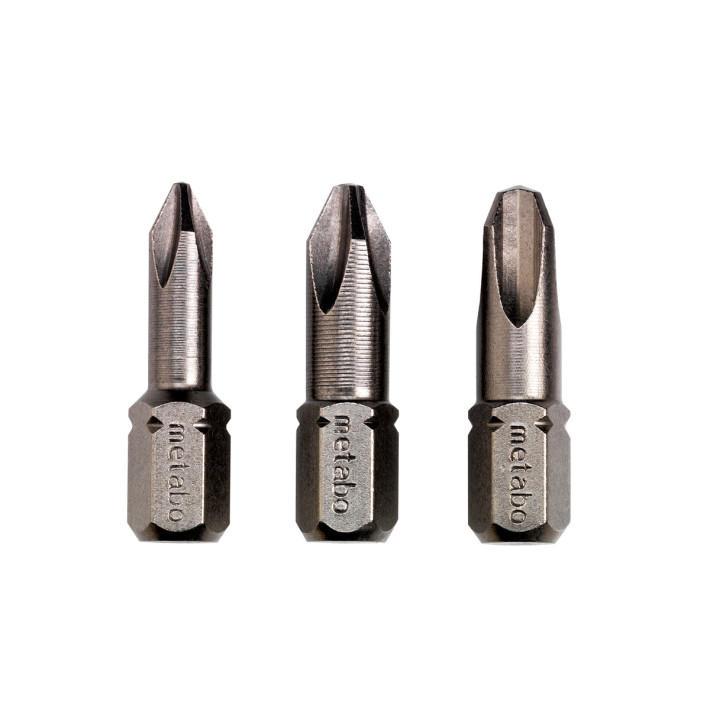 3 торсионные инструментальные насадки Phillips PH 1/2/3 (628537000)