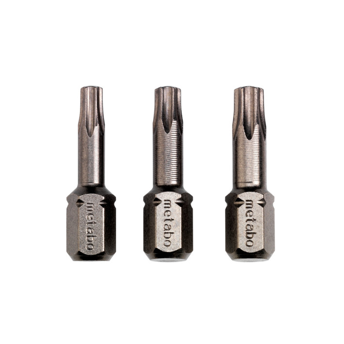 3 інструментальні насадки для гвинтів Torx, T15/ 20/ 25 Torsion (628539000)