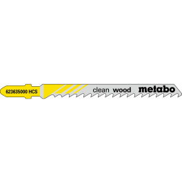 5 пилкових полотен для лобзиків «clean wood», 74/ 4,0 мм (623635000)