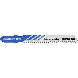 5 пилкових полотен для лобзиків «basic metal», 51/ 2,0 мм (623638000)