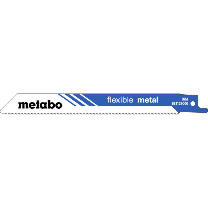2 пилкових полотна для шабельних пилок «flexible metal», 150 x 0,9 мм (631129000)