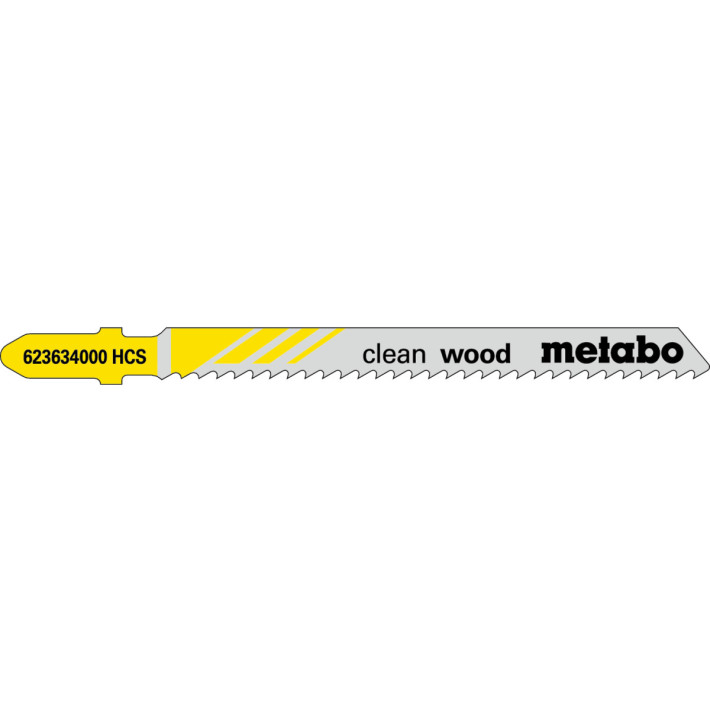 25 пилкових полотен для лобзиків «clean wood», 74/ 2,5 мм (623691000)