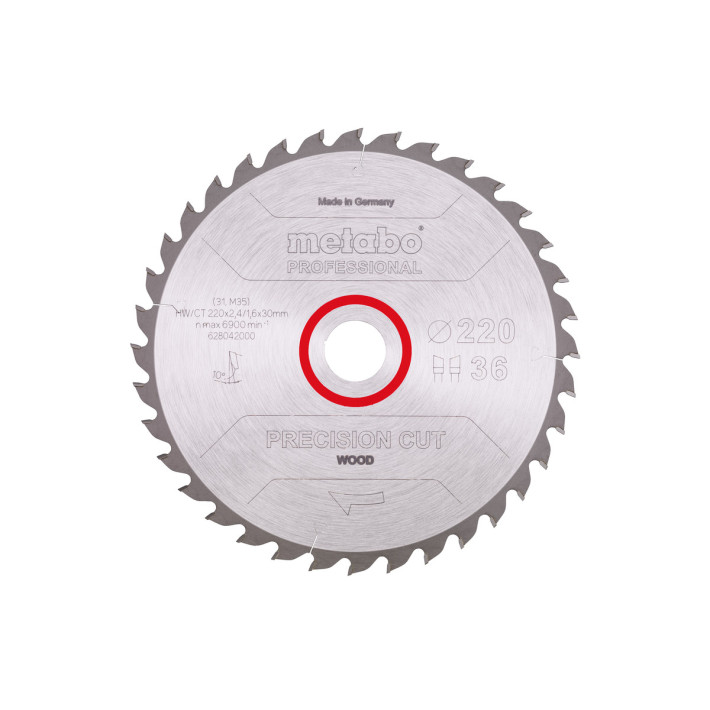 Пыльцевое полотно "precision cut wood - professional", 220x30, Z36 WZ 10° (628042000)