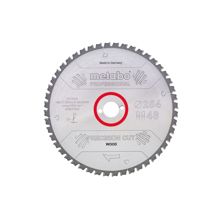 Пилкове полотно "precision cut wood - professional", 220x30, Z48 DZ/HZ 10° (628043000)