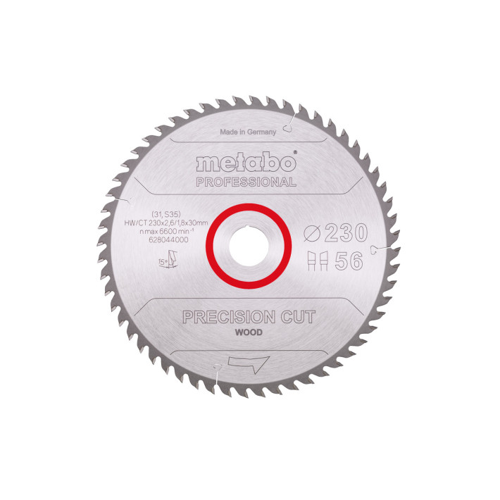 Пилкове полотно "precision cut wood - professional", 230x30, Z56 WZ 15° (628044000)