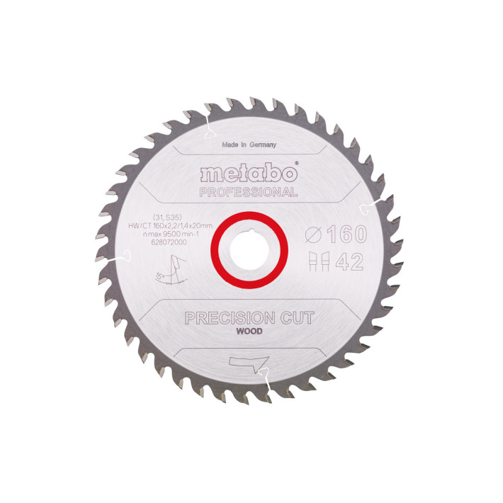 Пыльцевое полотно «precision cut wood - professional», 160x20, Z42 WZ 15° (628072000)