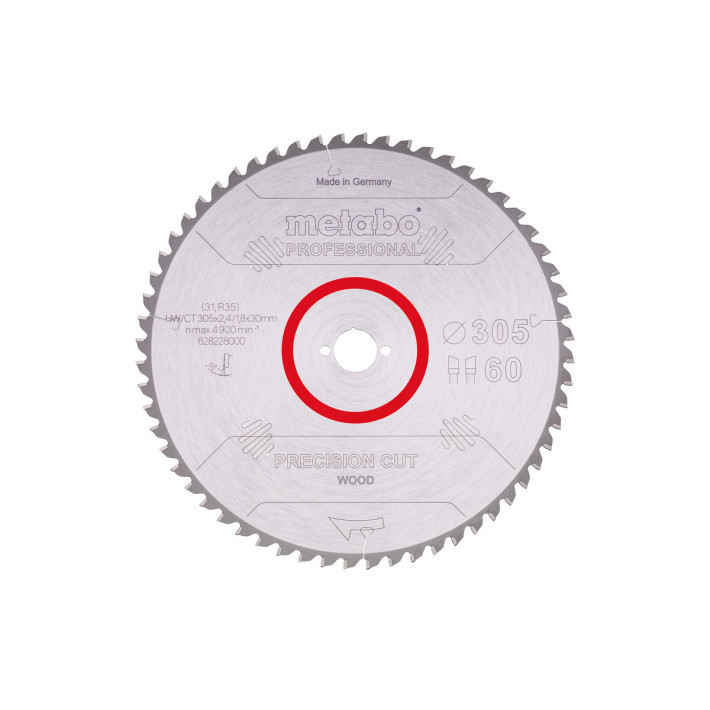 Пилкове полотно "precision cut wood - professional", 305x30, Z60 WZ 5° neg. (628228000)