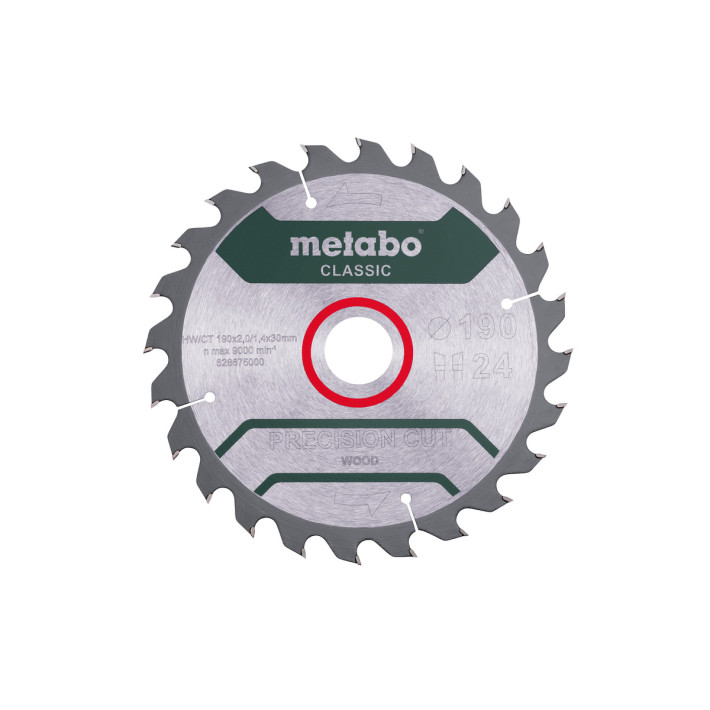 Пилкове полотно «precision cut wood — classic», 190x30 Z24 WZ 15° (628675000)