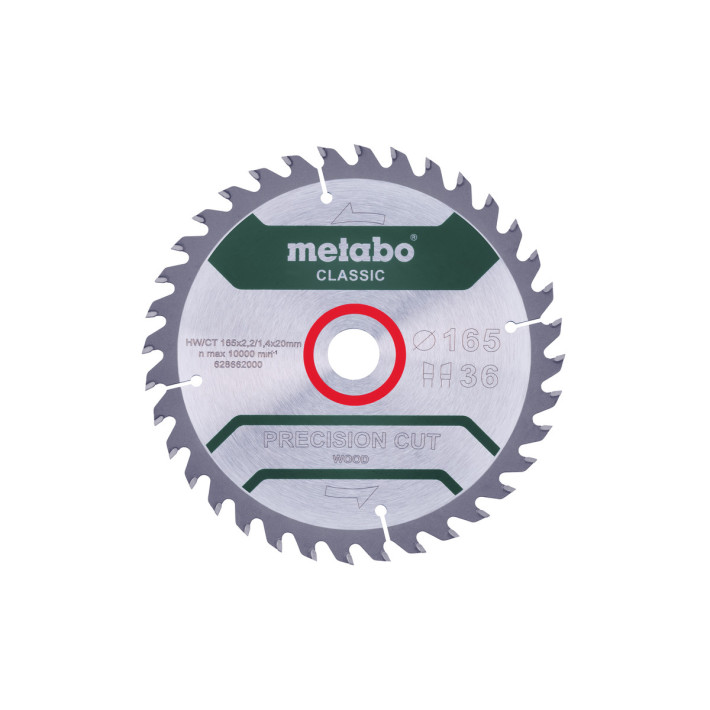 Пилкове полотно «precision cut wood - classic», 165x20 Z36 WZ 15° /B (628662000)