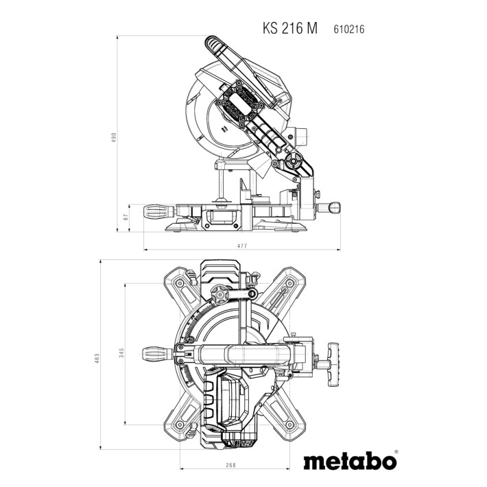 Торцювальна пила KS 216 M (610216000)