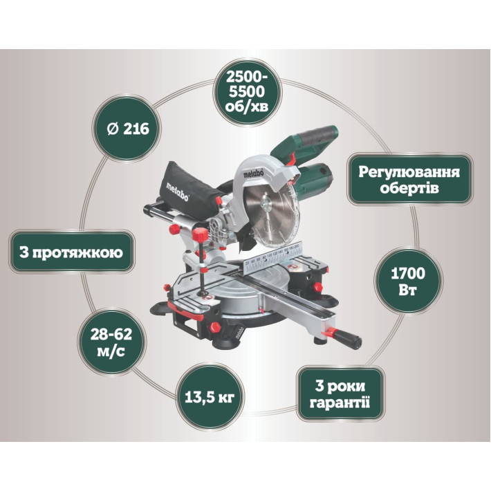 Торцювальна пила KGSV 216 M (619261000)
